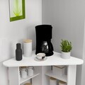 Masa de bucatarie, Hanah Home, Corner, 80x73.8x80 cm, PAL, Alb