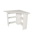 Masa de bucatarie, Hanah Home, Corner, 80x73.8x80 cm, PAL, Alb