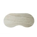 Birou, Hanah Home, Infini, 120x75x60 cm, PAL MELAMINAT, Travertin / Nuc