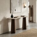 Consola, Hanah Home, Zen, 120x75x35 cm, PAL, Travertin / Nuc