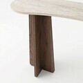 Consola, Hanah Home, Zen, 120x75x35 cm, PAL, Travertin / Nuc