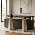 Consola, Hanah Home, Zen, 120x75x35 cm, PAL, Travertin
