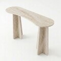 Consola, Hanah Home, Zen, 120x75x35 cm, PAL, Travertin