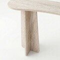 Consola, Hanah Home, Zen, 120x75x35 cm, PAL, Travertin