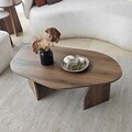 Masuta de cafea, Hanah Home, Nova, 100x35x60 cm, PAL, Maro