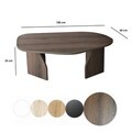 Masuta de cafea, Hanah Home, Nova, 100x35x60 cm, PAL, Maro