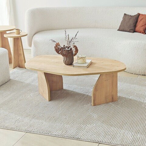 Masuta de cafea, Hanah Home, Nova, 100x35x60 cm, PAL, Maro