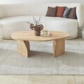 Masuta de cafea, Hanah Home, Nova, 100x35x60 cm, PAL, Maro