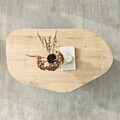 Masuta de cafea, Hanah Home, Nova, 100x35x60 cm, PAL, Maro