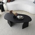 Masuta de cafea, Hanah Home, Nova, 100x35x60 cm, PAL, Negru