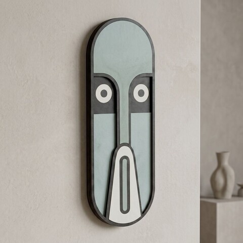 Tablou decorativ, Opus, MDF, Dimensiune: 24 x 68 cm, Multicolor