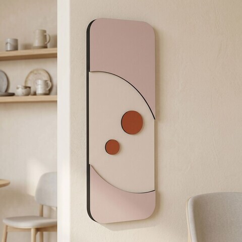 Tablou decorativ, Alva, MDF, Dimensiune: 24 x 68 cm, Multicolor