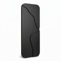 Tablou decorativ, Aterna Black, MDF, Dimensiune: 24 x 68 cm, Negru
