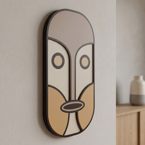 Tablou decorativ, Vesa, MDF, Dimensiuni: 33 x 68 cm, Multicolor