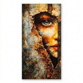 Tablou decorativ, Rusta, MDF, Dimensiuni: 33 x 68 cm, Multicolor