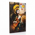 Tablou decorativ, Melos, MDF, Dimensiuni: 40 x 68 cm, Multicolor