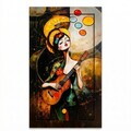 Tablou decorativ, Melos, MDF, Dimensiuni: 40 x 68 cm, Multicolor