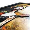 Tablou decorativ, Melos, MDF, Dimensiuni: 40 x 68 cm, Multicolor