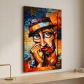 Tablou decorativ, Gusto, MDF, Dimensiuni: 40 x 68 cm, Multicolor