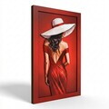 Tablou decorativ, Vega, MDF, Dimensiuni: 40 x 68 cm, Multicolor