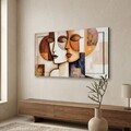 Tablou decorativ, Duo, MDF, Dimensiuni: 40 x 68 cm, Multicolor
