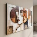 Tablou decorativ, Duo, MDF, Dimensiuni: 40 x 68 cm, Multicolor