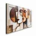 Tablou decorativ, Duo, MDF, Dimensiuni: 40 x 68 cm, Multicolor