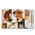 Tablou decorativ, Duo, MDF, Dimensiuni: 40 x 68 cm, Multicolor