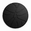 Tablou decorativ, Core Black, MDF, Dimensiune: 50 x 50 cm, Negru