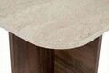 Masuta de cafea, Hanah Home, Akira, 120x41x60 cm, PAL, Travertin / Nuc Venezia