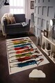 Covor, Hmnt47, 100x150 cm, Poliester, Multicolor