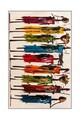 Covor, Hmnt47, 100x150 cm, Poliester, Multicolor