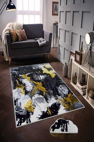 Covor, Hmnt109, 100x150 cm, Poliester, Multicolor