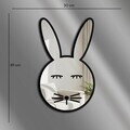 Oglinda decorativa, Ozgl520, PLEXIGLAS, Baza din 100% EVA (Grosime: 10 mm), Argintiu