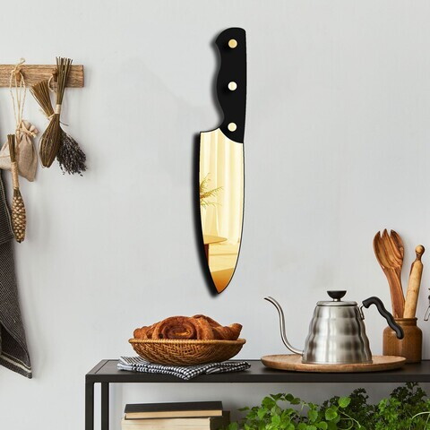 Oglinda decorativa, Ozgl514, PLEXIGLAS, Baza din 100% EVA (Grosime: 10 mm), Auriu