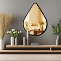 Oglinda decorativa, Ozgl516, PLEXIGLAS, Baza din 100% EVA (Grosime: 10 mm), Auriu