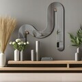 Oglinda decorativa, Ozgl509, PLEXIGLAS, Baza din 100% EVA (Grosime: 10 mm), Afumat