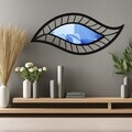 Oglinda decorativa, Ozgl513, PLEXIGLAS, Baza din 100% EVA (Grosime: 10 mm), Albastru