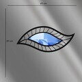 Oglinda decorativa, Ozgl513, PLEXIGLAS, Baza din 100% EVA (Grosime: 10 mm), Albastru