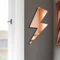 Oglinda decorativa, Ozgl504, PLEXIGLAS, Baza din 100% EVA (Grosime: 10 mm), Auriu roz
