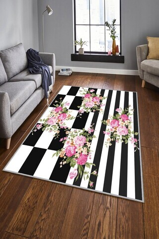 Covor, Exfab333, 100x300 cm, Poliester, Multicolor