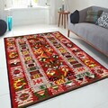 Covor, Els1786, 80x120 cm, Catifea, Multicolor