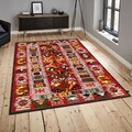 Covor, Els1786, 80x120 cm, Catifea, Multicolor