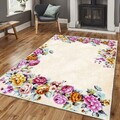 Covor, Els1801, 100x150 cm, Catifea, Multicolor