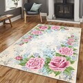Covor, Els1809, 100x200 cm, Catifea, Multicolor