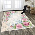 Covor, Els1809, 100x200 cm, Catifea, Multicolor