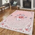 Covor, Els1849, 80x120 cm, Catifea, Multicolor