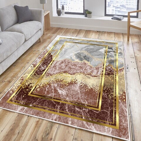 Covor, Els2409, 140x220 cm, Catifea, Multicolor