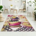 Covor, Els2450, 160x230 cm, Catifea, Multicolor