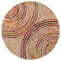 Covor, Woopamuk480, 100x100 cm, Bumbac/Poliester, Multicolor